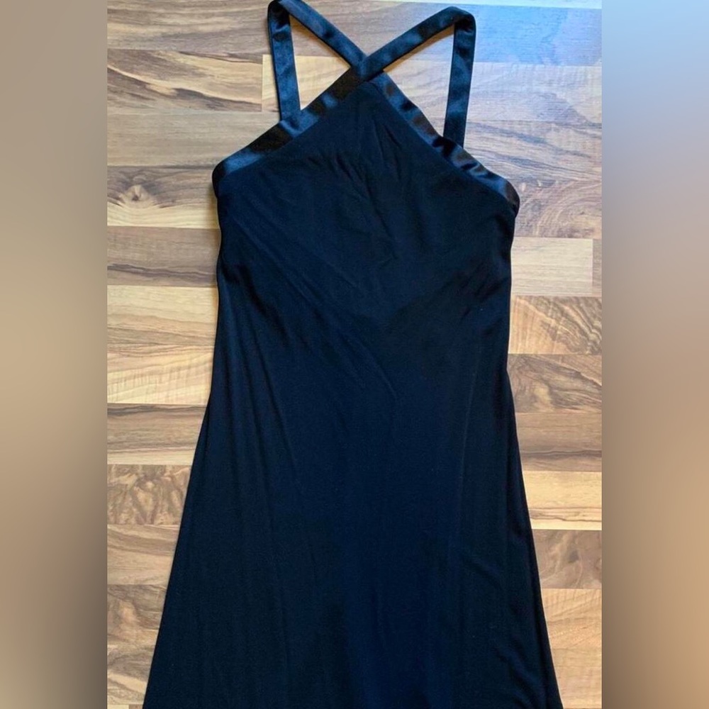 Vintage Ralph Lauren black knee-length dress